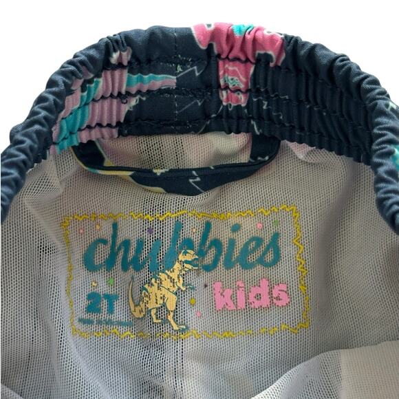 CHUBBIES Boys Dino Swim Trunks 2T - Picture 2 of 5